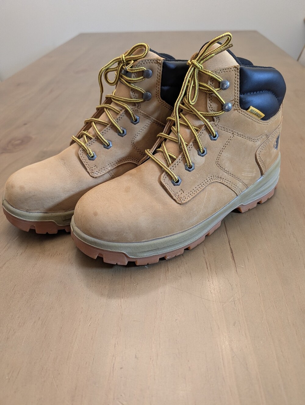 Herman Survivors Men's Boulder Steel Toe Work Boot 10.5w Tan Leather Safety
